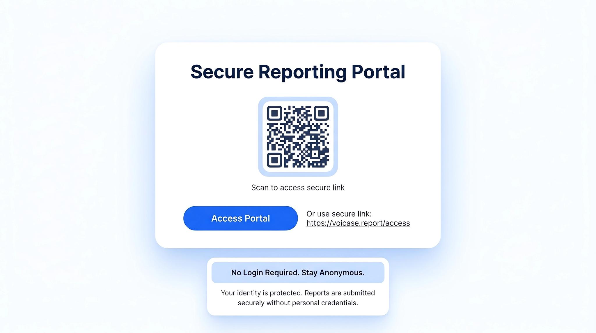 Access the Reporting Channel